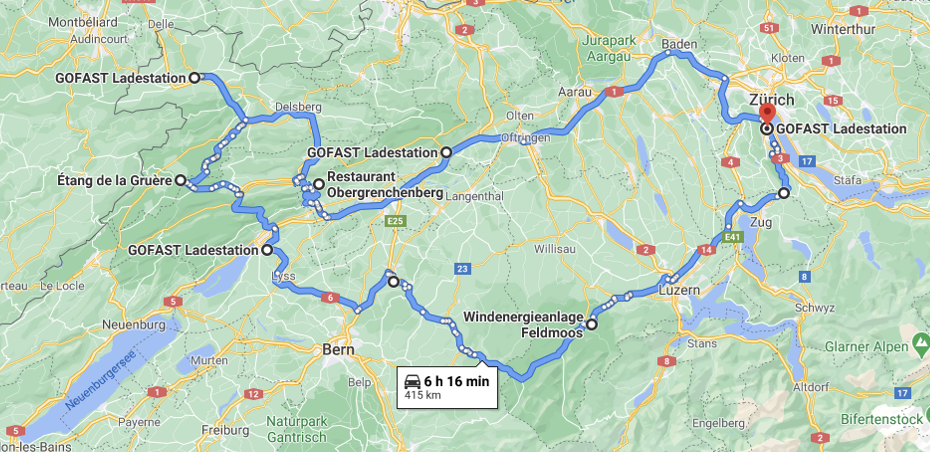 Teststrecke ID.3